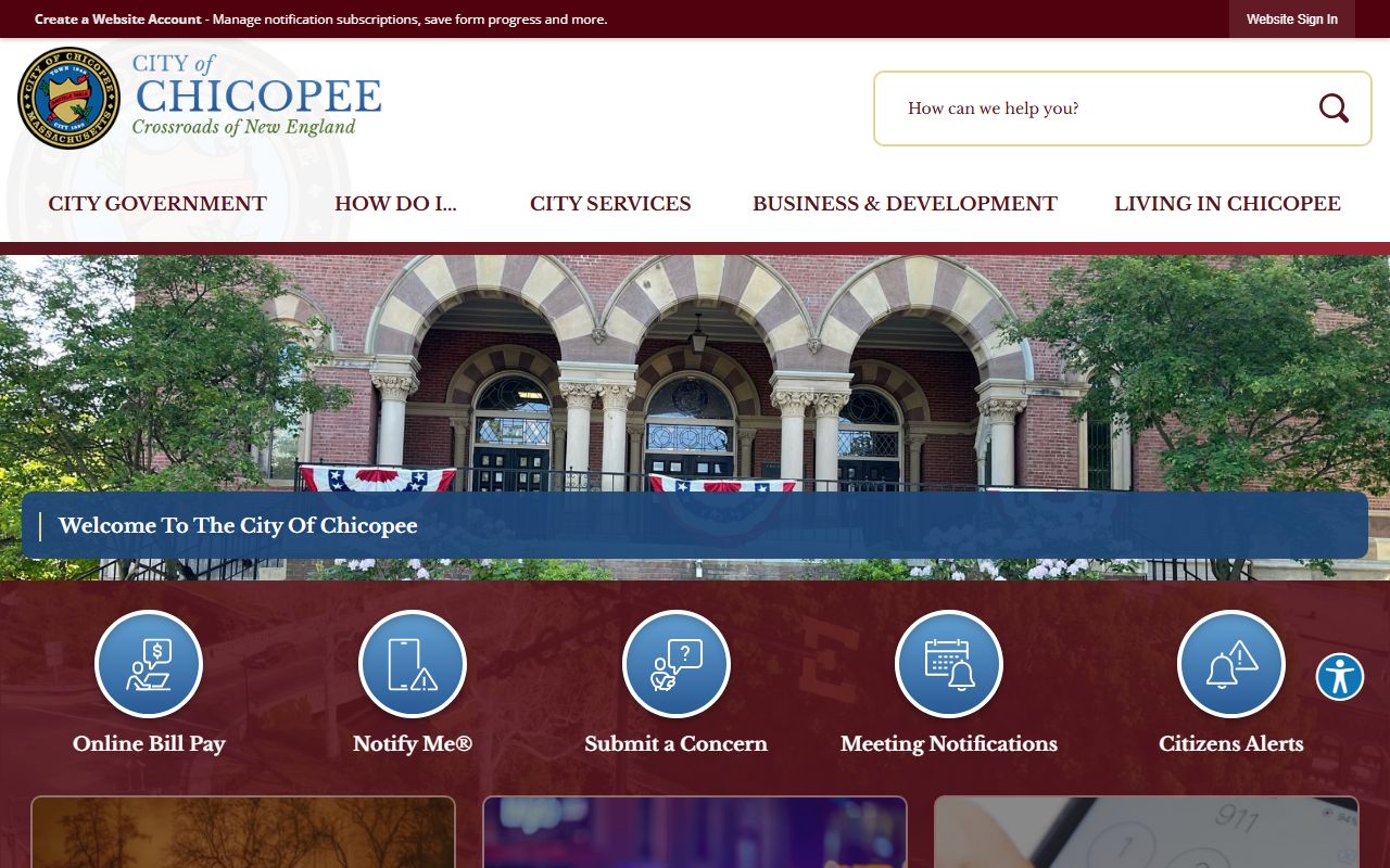 City of Chicopee official website