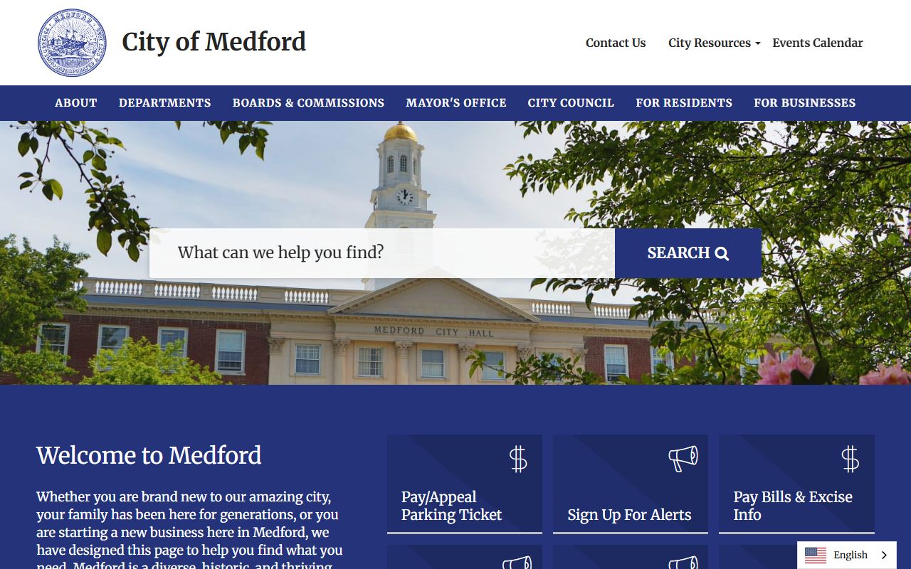 City of Medford official website