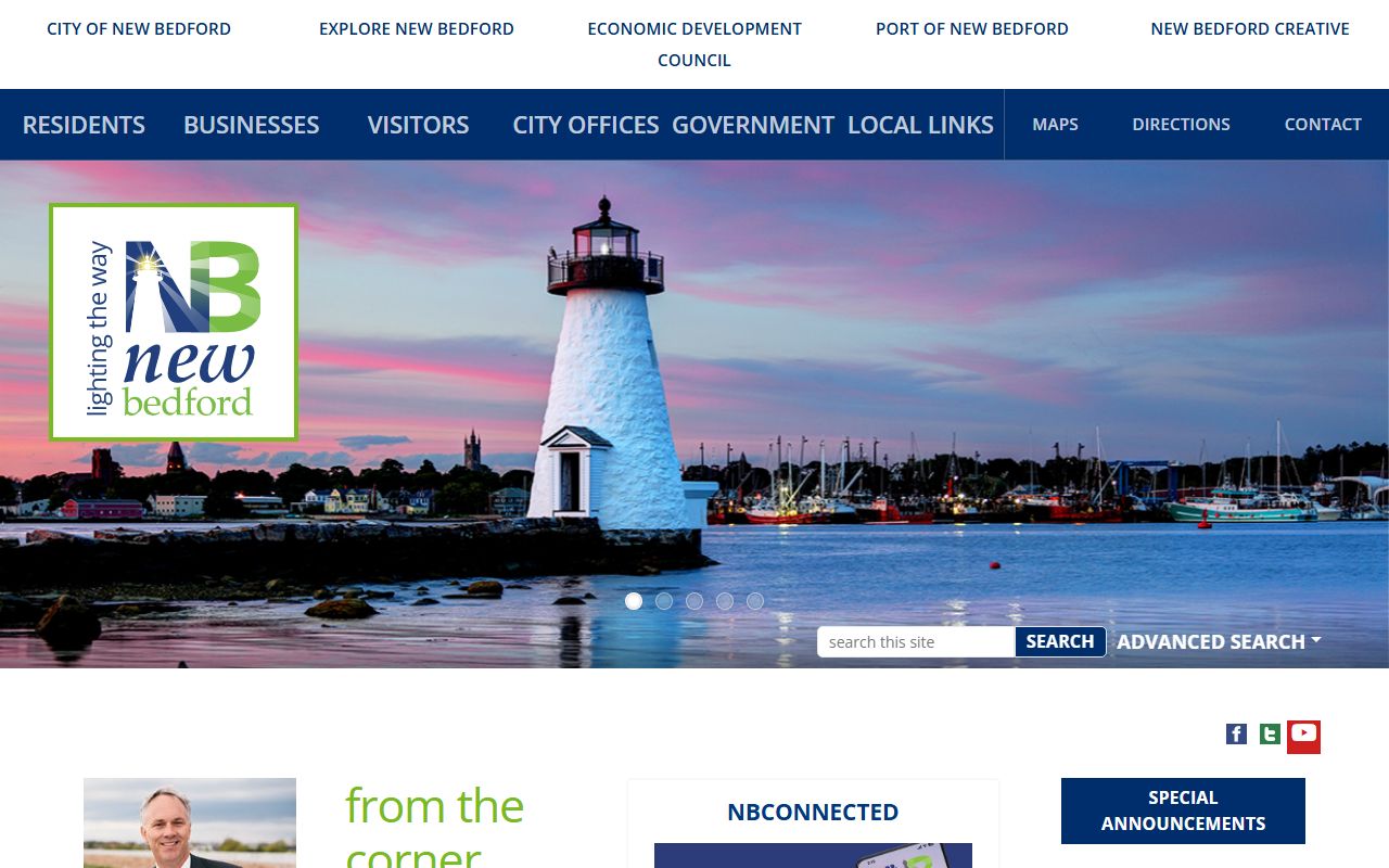 New Bedford city government portal