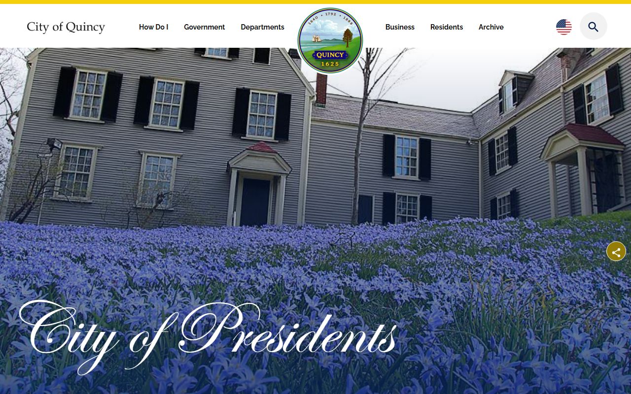 Quincy city government portal